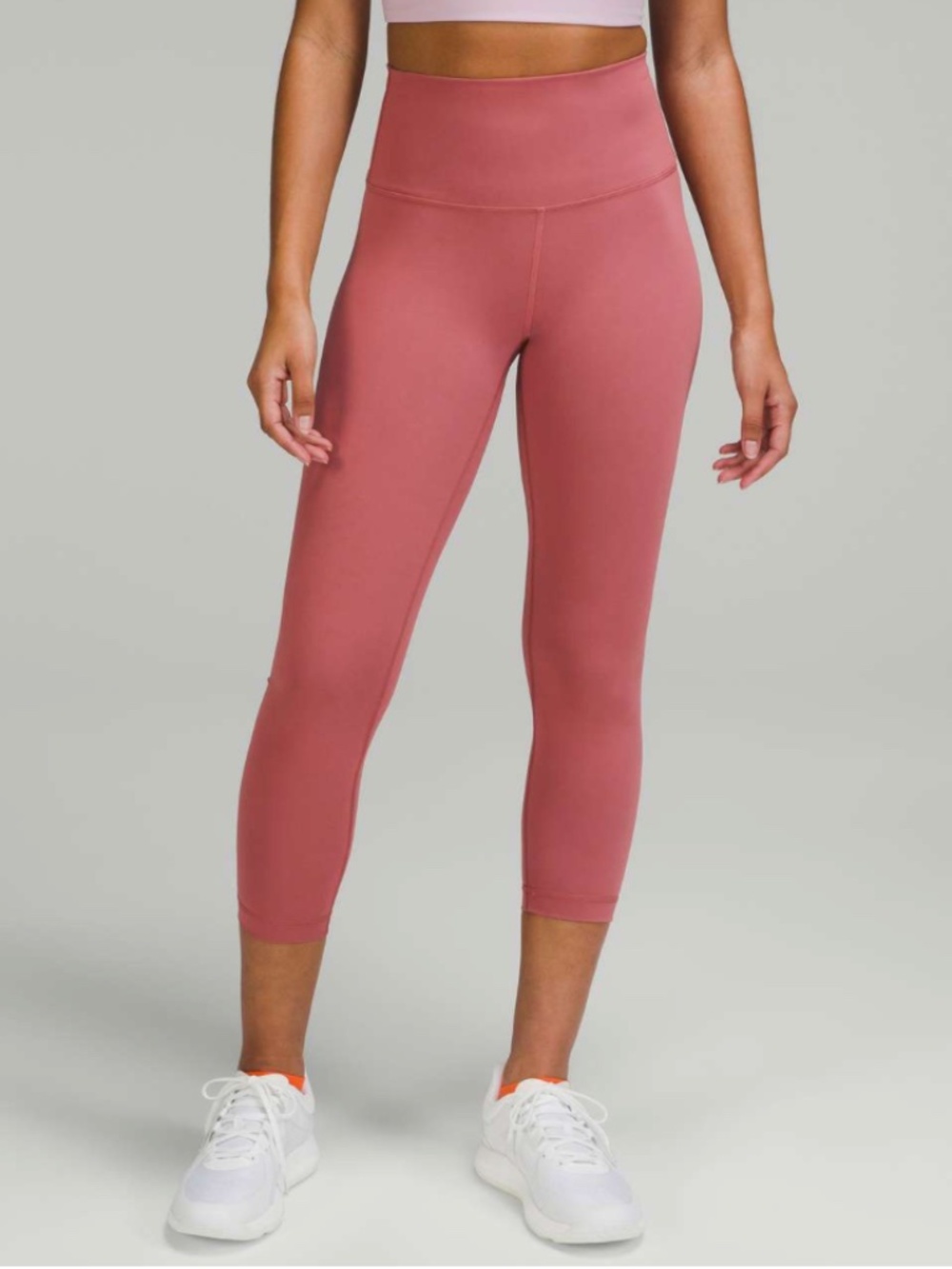Lululemon Wunder Train High-Rise Crop 23" Brier Rose